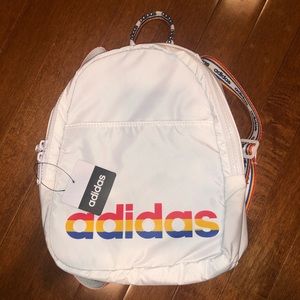 White Mini Adidas Backpack